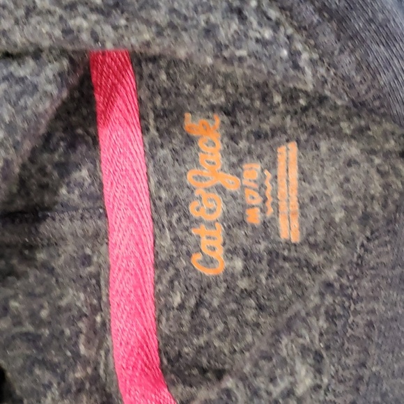 Cat & Jack Heart Sweatshirt Size Medium 7/8 - Picture 3 of 5